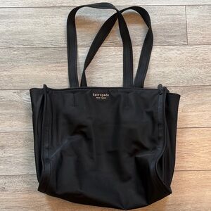 kate spade Black Nylon Tote with Double Straps
